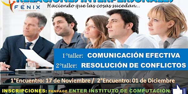 TALLER VIVENCIAL: "RELACIONES INTERPERSONALES"