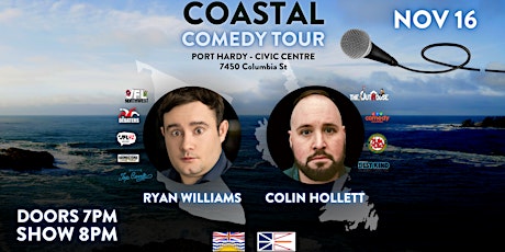The Coastal Comedy Tour with Colin Hollett and Ryan Williams