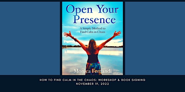 How to find calm in the chaos - Yoga Workshop & Book Signing