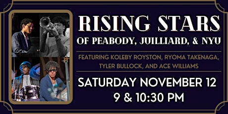 Rising Stars of Peabody, Juilliard and NYU primary image
