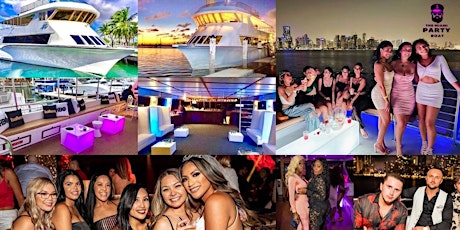 # 1 Boat Party Miami + FREE DRINKS