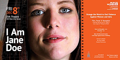 Orange the World & "I Am Jane Doe" Film Screening primary image