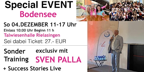 Special Event 04.12.- Sven Palla/ BODENSEE