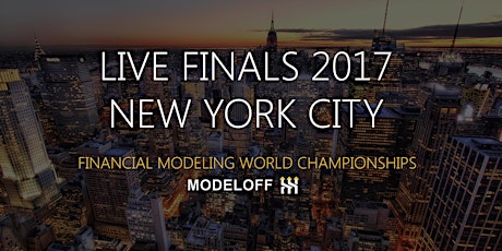 ModelOff 2017 Financial Modeling World Championships Live Finals primary image