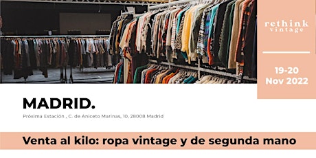 Mercado de Ropa Vintage al peso - Madrid