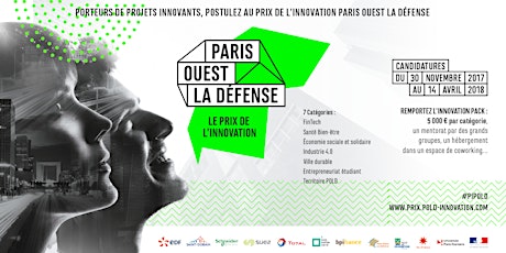 Image principale de PARIS OUEST LA DEFENSE, TERRITOIRE D'OPEN INNOVATION - Lancement du Prix de l'Innovation Paris Ouest La Défense