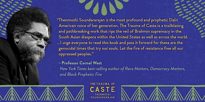 Trauma of Caste Book Launch with Cornel West, Prachi Patankar, & Thenmozhi image