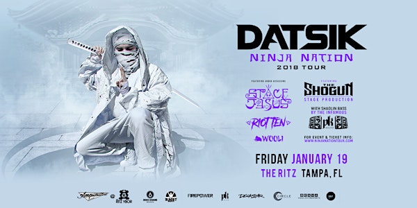 DATSIK 2018 NINJA NATION TOUR - TAMPA