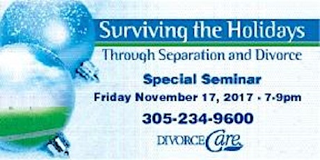 Divorced, Separated or Grieving? Surviving the Holidays - A Healing Event  primary image