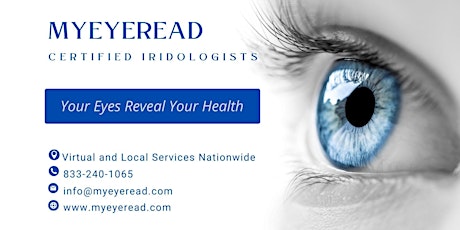 In Person Holistic Health Seminar- Iridology-Your Eyes Can Tell Your Health