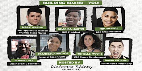  'Building Brand YOU!' - BE Unplugged - Sponsored by UEL's Noon Centre for Equality & Diversity  primary image