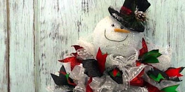 Learn to make a snowman wreath