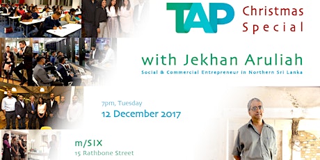 TAP Christmas Special - with Jekhan Aruliah, Social & Commercial Entrepreneur primary image
