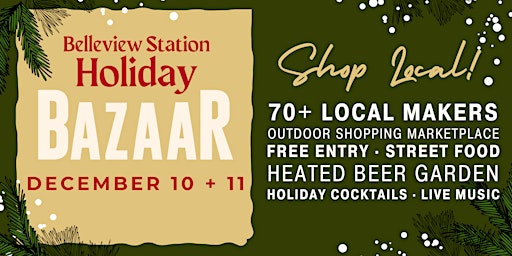 Belleview Station Holiday BAZAAR | December 10 + 11