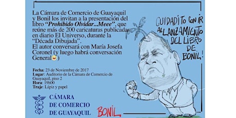 Imagen principal de Lanzamiento libro BONIL en la Cámara de Comercio de Guayaquil