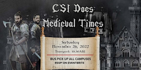 CSI Does Medieval Times
