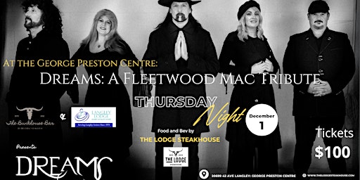 Dreams: A Fleetwood Mac Tribute at The Bunkhouse Bar for Langley Lodge