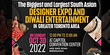 DIWALI  Designer Expo & Festival On SUN,  Oct 30th  primärbild