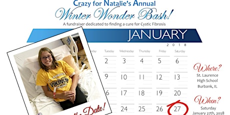 Crazy for Natalie's Winter Wonder Bash 2018 primary image