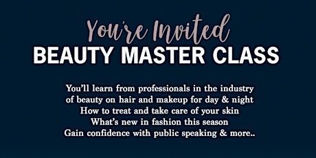 Beauty Master Class primary image