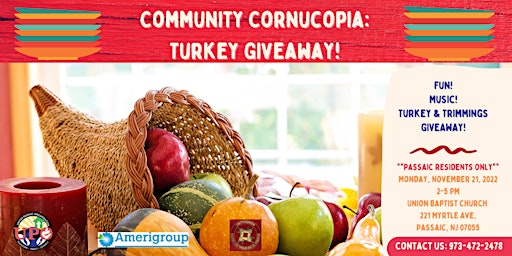 Community Cornucopia: Turkey Giveaway primary image