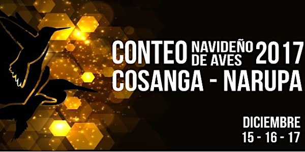 Conteo Navideño de Aves "Cosanga - Narupa" 2017