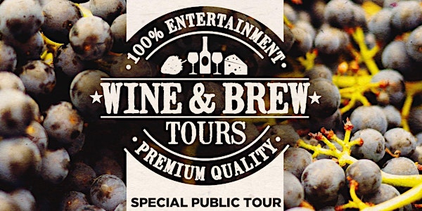 $94 Wine & Brew Tour - Sold Out - Join Waitlist - Next Public Tour Jan 6th