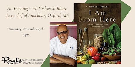 Image principale de An Evening with Vishwesh Bhatt, Snackbar chef and author of I AM FROM HERE