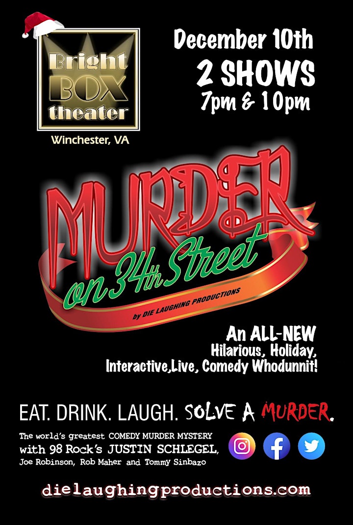 "Murder on 34th Street" - A Murder Mystery Comedy Show // 7PM SHOW image