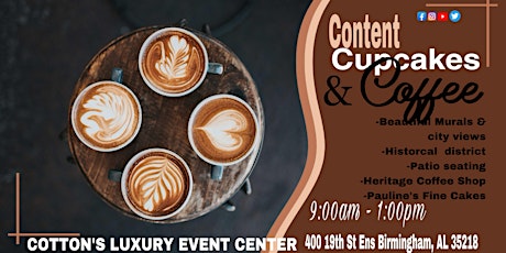 Content, Cupcakes & Coffee at Cotton's