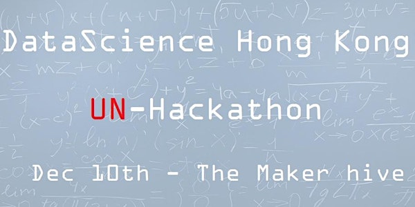 Data Science HK - December Unhackathon #4 