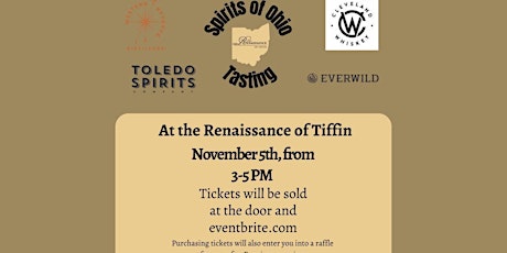 Imagen principal de Spirits of Ohio Tasting at The Renaissance of Tiffin