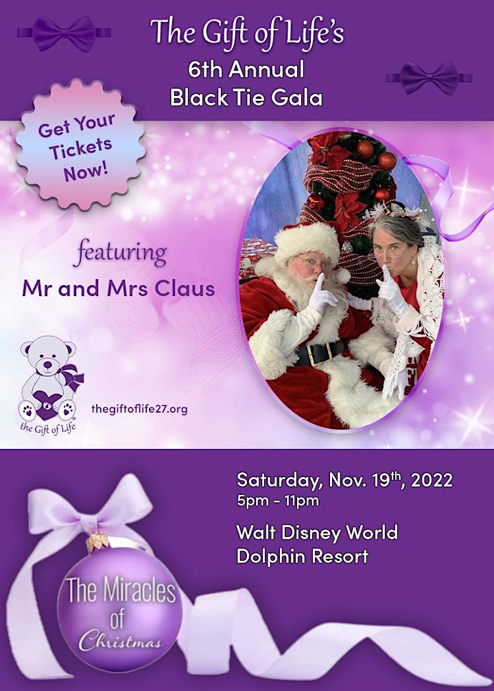 Miracles of Christmas: The Gift of Life's 6th Annual Black Tie Affair image