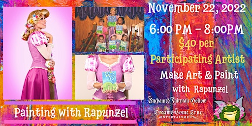 Art with Character: Paint with Rapunzel primary image