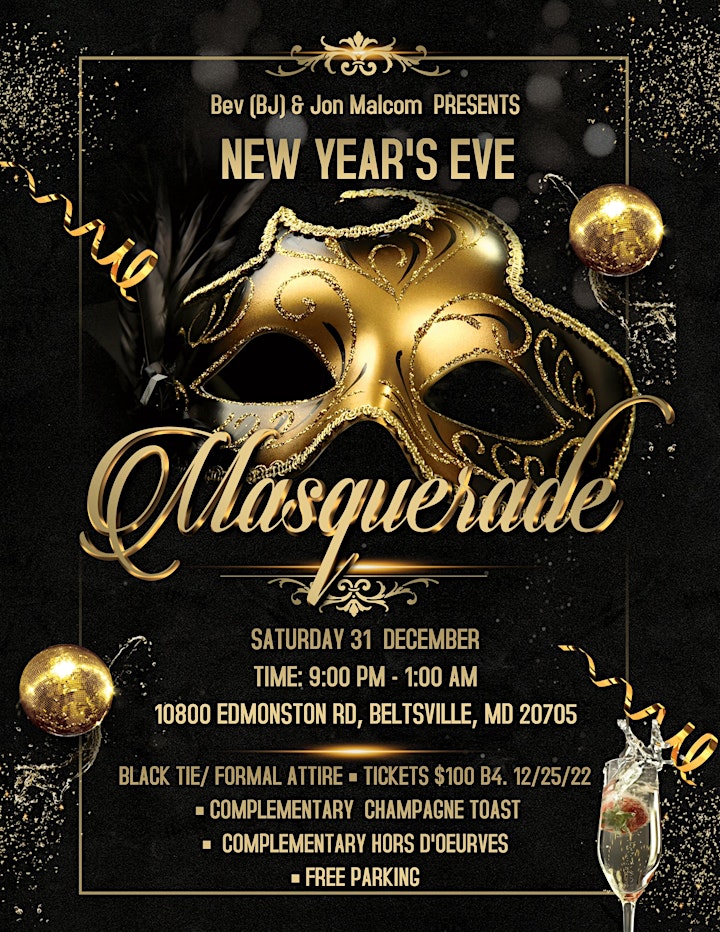 Masquerade "Elegant" New Year's Gala image