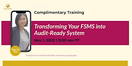 Transforming Your FSMS into Audit-Ready System