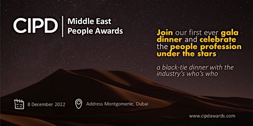 CIPD Middle East People Awards Gala Dinner