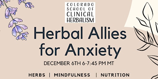 Herbal Allies for Anxiety