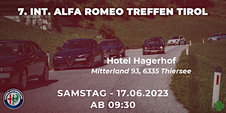 Imagen principal de HAUPTTREFFEN => 7. Int. Alfa Romeo Treffen TIROL