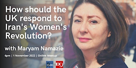 Imagem principal do evento Maryam Namazie: How should UK respond to the women's revolution in Iran?