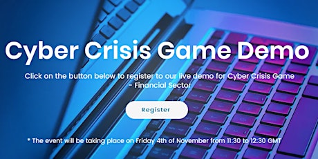 Hauptbild für Cyber Crisis Game Demo - Financial Sector