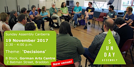 Sunday Assembly Canberra November 2017: Decisions primary image