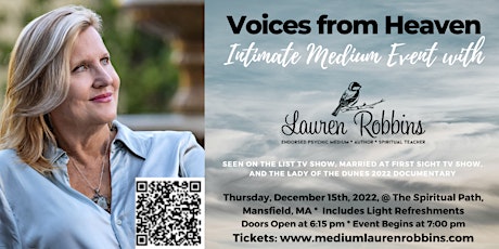 Mansfield, MA - Voices from Heaven Medium Event with Lauren Robbins