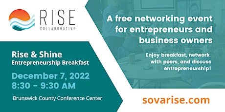 Rise & Shine Entrepreneurship Breakfast - Brunswick County