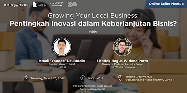 Online Seler Meetup #5: Pentingkah Inovasi untuk Keberlanjutan Bisnis?