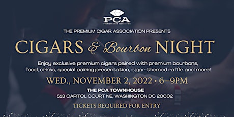 PCA Presents: Cigars & Bourbon Night!