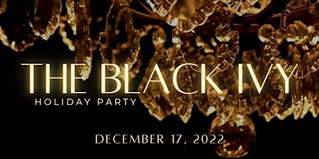 The Black Ivy Holiday Party primary image