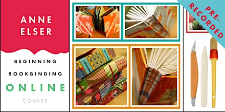 PRE-RECORDED Beginning Bookbinding Online Course