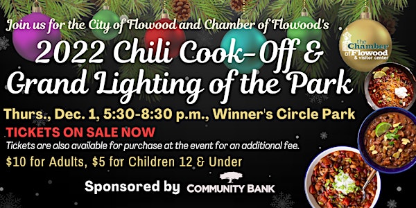 2022 Chili Cook-Off & Grand Lighting of the Park