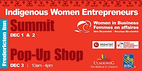 WBNB Indigenous Women Summit and Pop-up Shop